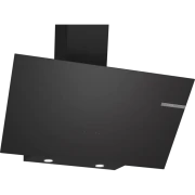 شفاط ديكوري بلت ان بمدخنة بوش Series 4، مقاس 90 سم، اسود - DWK96PJ60T