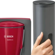 ماكينة تحضير القهوة بوش كومفوت لين، 1200 وات، احمر - TKA6A044