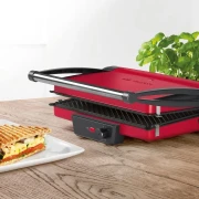 شواية كهربائية بوش صحية، 2000 وات، أحمر - TCG4104