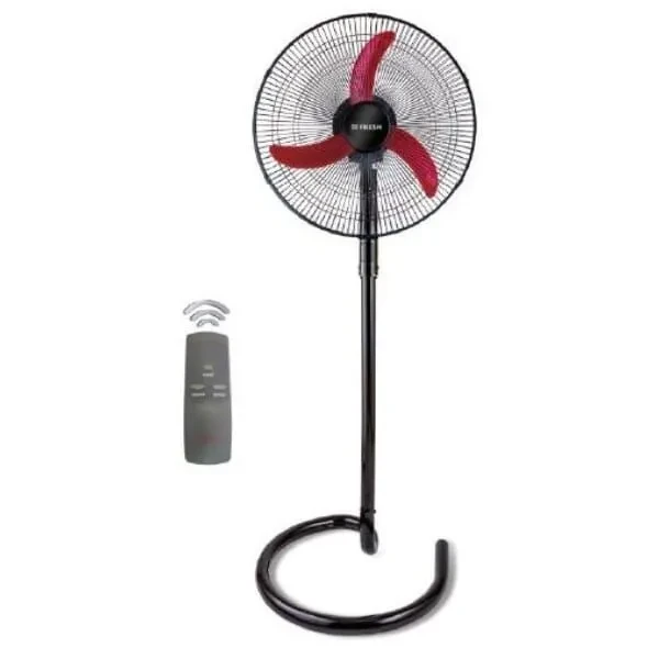 مروحة ستاند فريش الشبح بريموت كنترول، 20 سم، اسود - 500008740