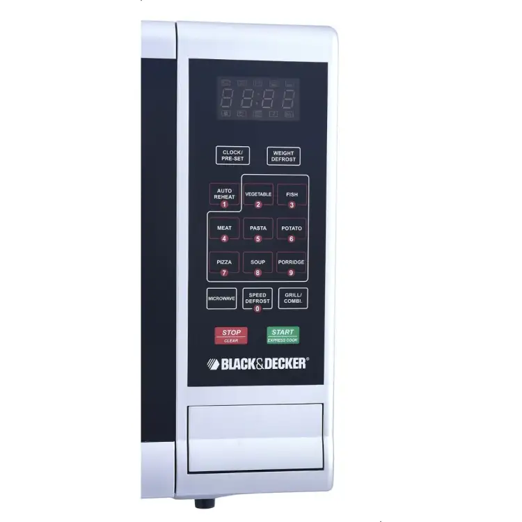ميكروويف بلاك اند ديكر، 30 لتر، شواية،900 وات، ديجيتال ،سلفر،MZ3000PG-B5