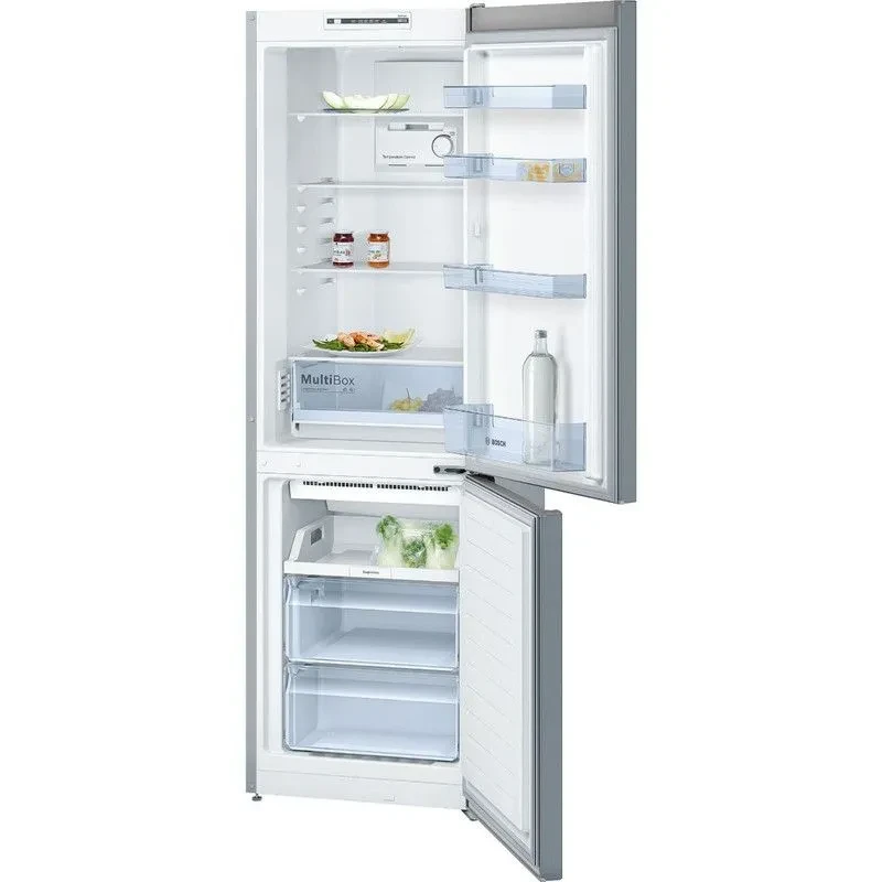 ثلاجة بوش Series 2 نوفروست، 302 لتر، فضي - KGN36NL30U