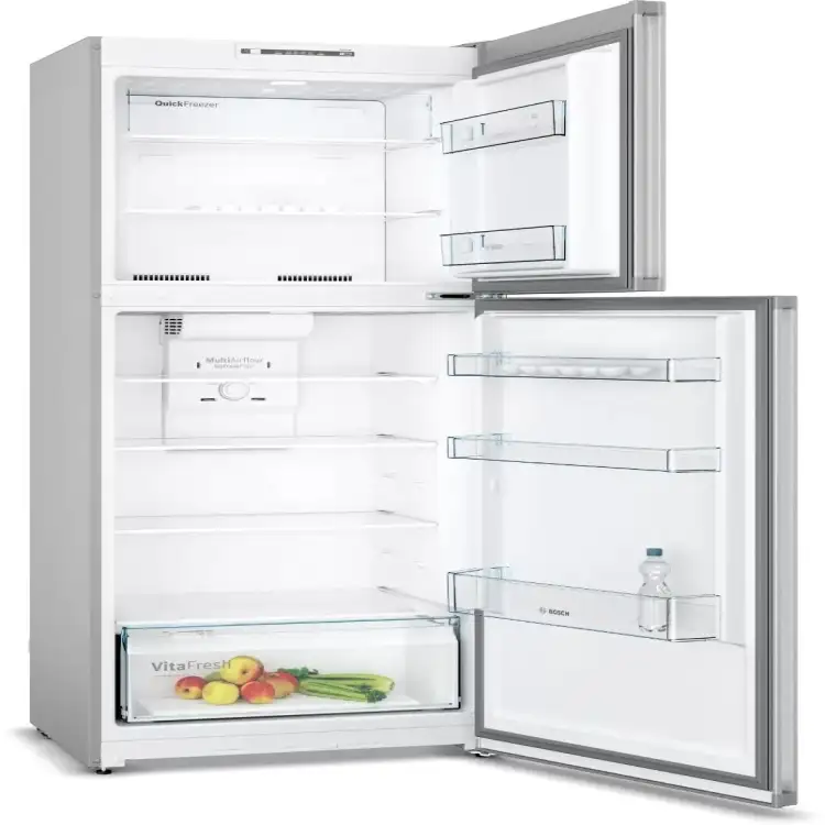 ثلاجة بوش، نو فروست، 328 لتر، ستانلس ستيل - KDN43NL2E8