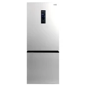 ثلاجة كومبي نوفروست يونيون اير، 545 لتر، 2 باب، فريزر 3 درج شاشة ديجيتال تاتش، بلوتوث، باب استالس، مقبض داخلي، بدون حنفية، - استالس