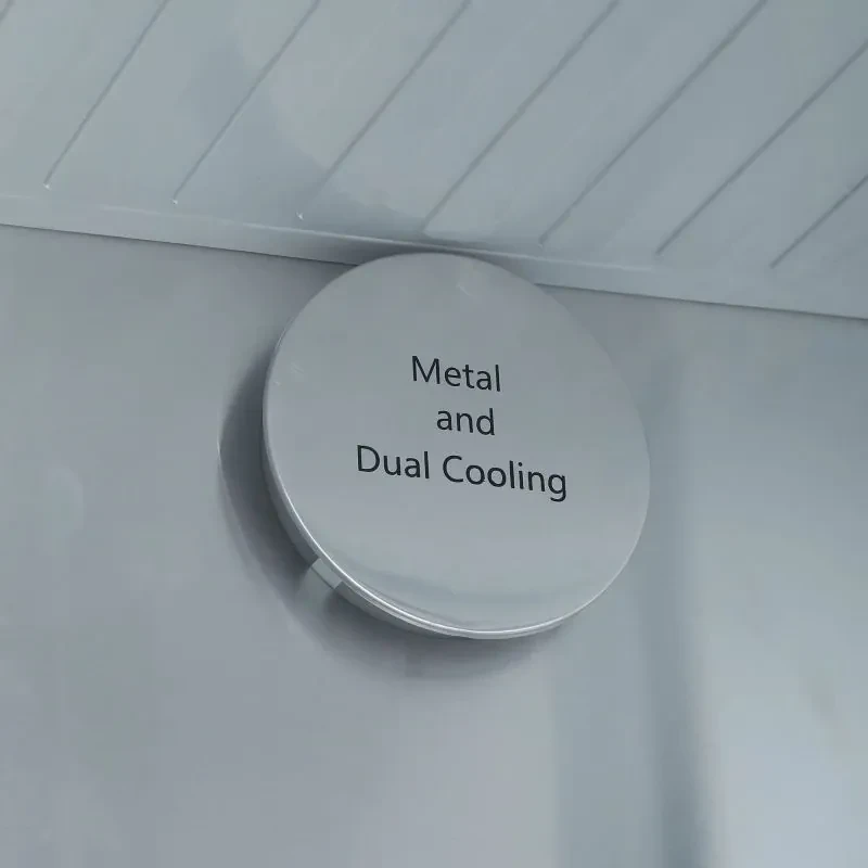 ثلاجة كومبي نوفروست يونيون اير، 545 لتر، 2 باب، فريزر 3 درج شاشة ديجيتال تاتش، بلوتوث، باب استالس، مقبض داخلي، بدون حنفية، - استالس