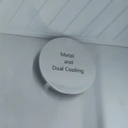 ثلاجة كومبي نوفروست يونيون اير، 545 لتر، 2 باب، فريزر 3 درج شاشة ديجيتال تاتش، بلوتوث، باب استالس، مقبض داخلي، بدون حنفية، - استالس