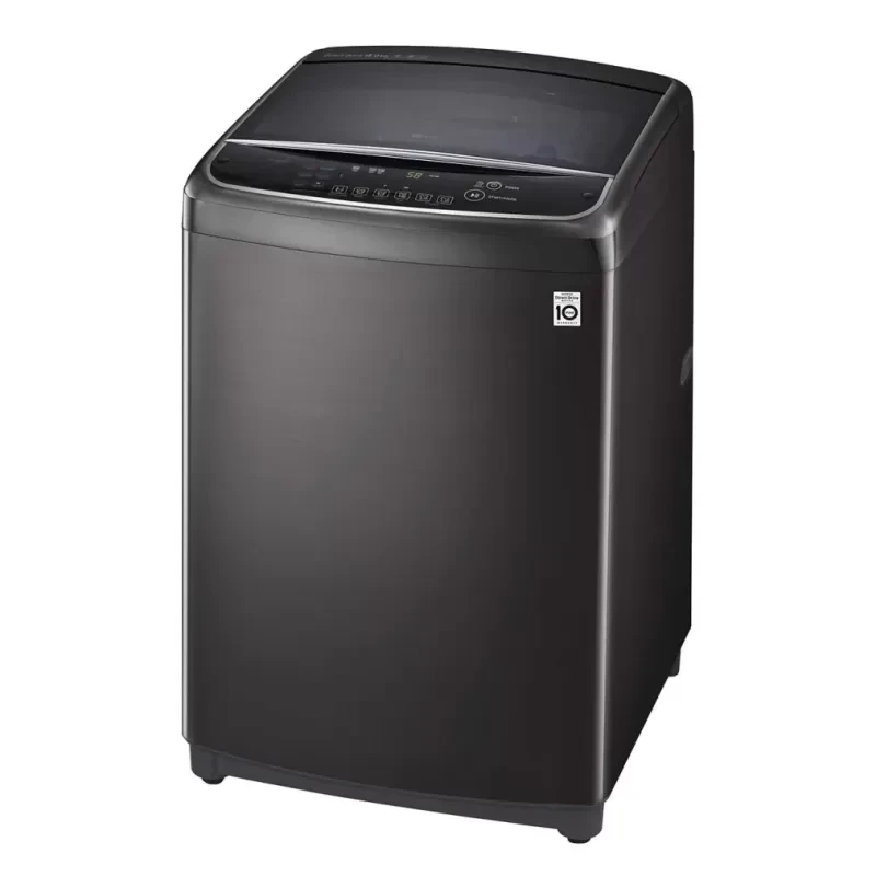 غساله ال جى فوق اوتوماتيك 18.5كيلو رمادي  انفرتر هيدروليك تايلاندى T185V1NDHT2