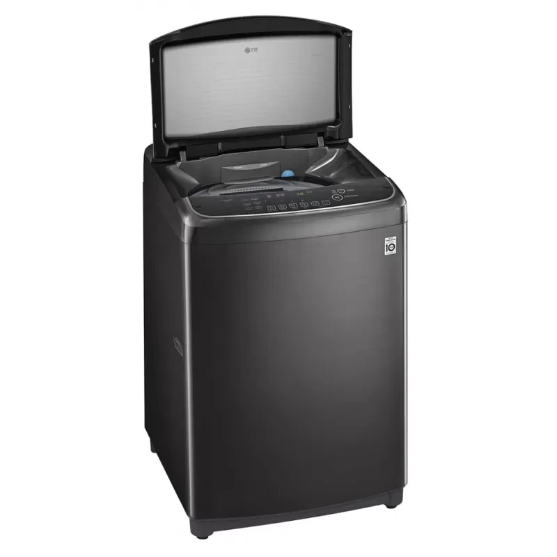 غساله ال جى فوق اوتوماتيك 18.5كيلو رمادي  انفرتر هيدروليك تايلاندى T185V1NDHT2